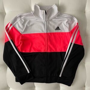 adidas Girls size M (10/12) zippered jacket